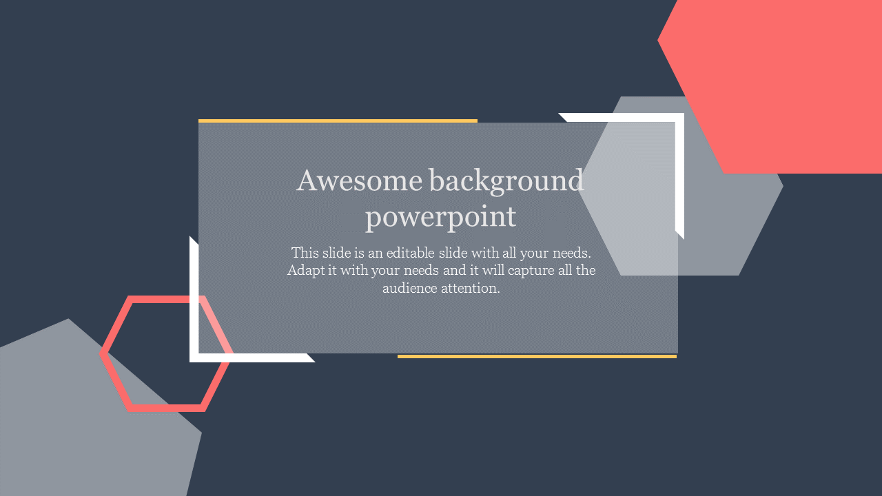 Awesome Background PowerPoint Template Presentation